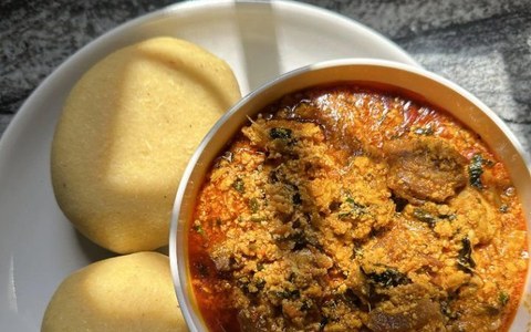 Egusi Soup & Eba Kit