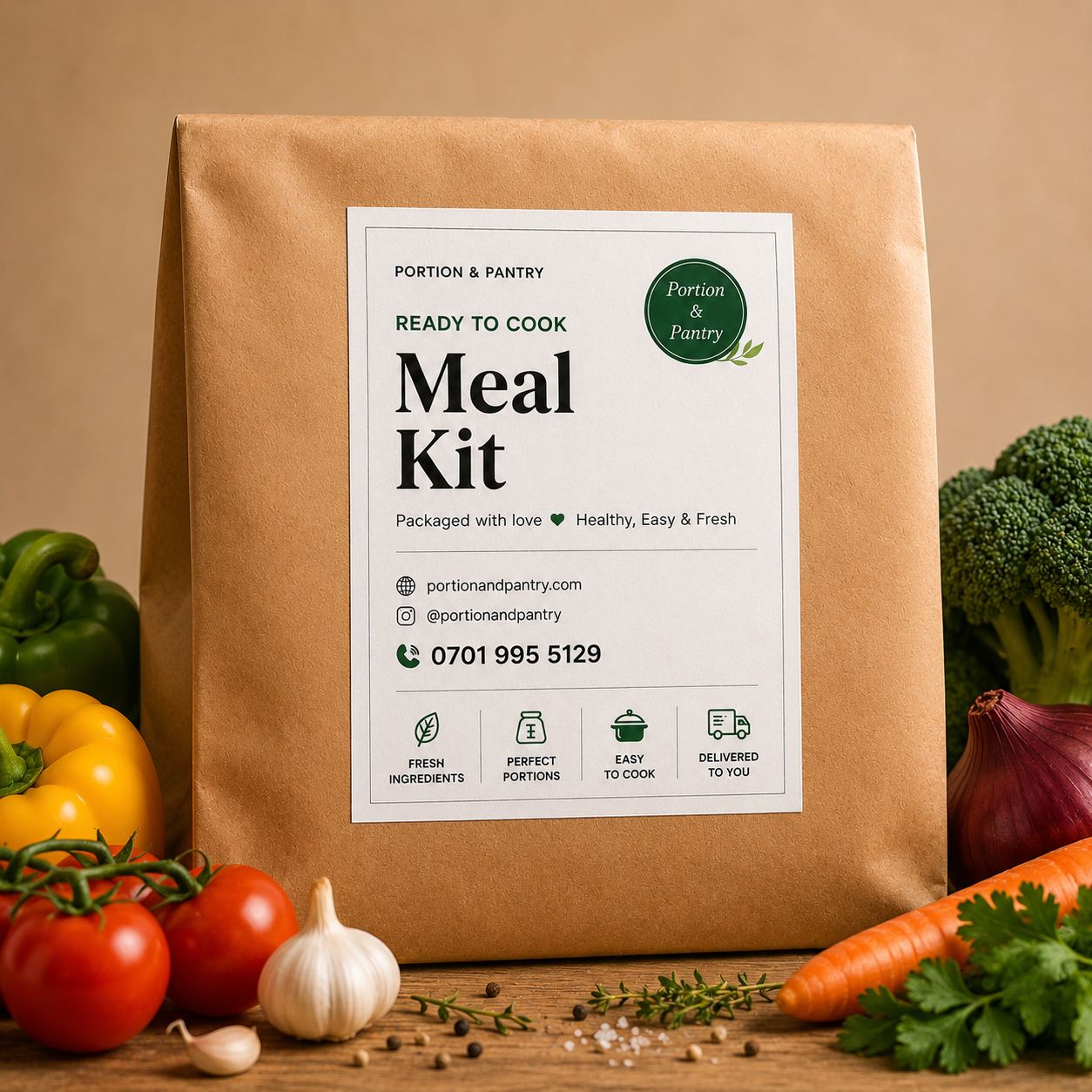 Portion and Pantry Ready to Cook Meal Kit