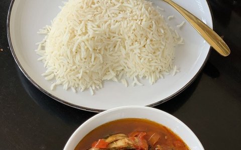 White Rice & Stew